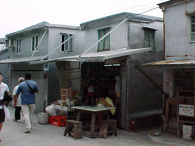 Old section of Tai O Village - residents want to stay in their homes on the water.