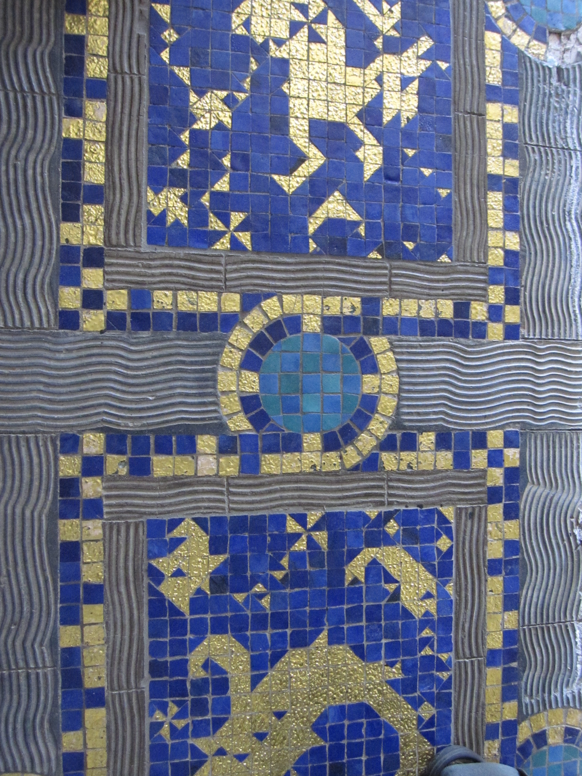 Swimming Pool Tiles in Real Gold
