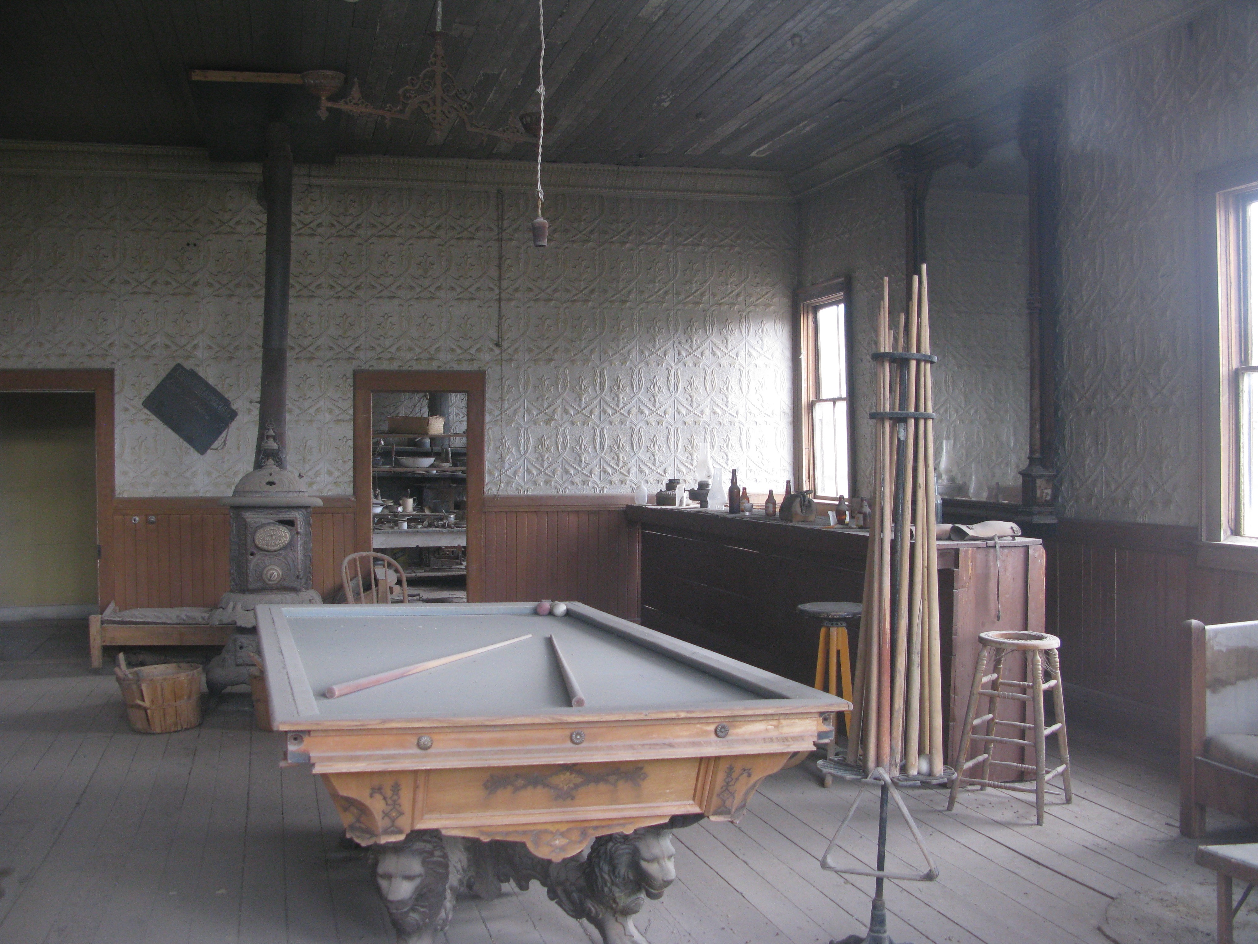 Bodie Ghost Town Pool Table