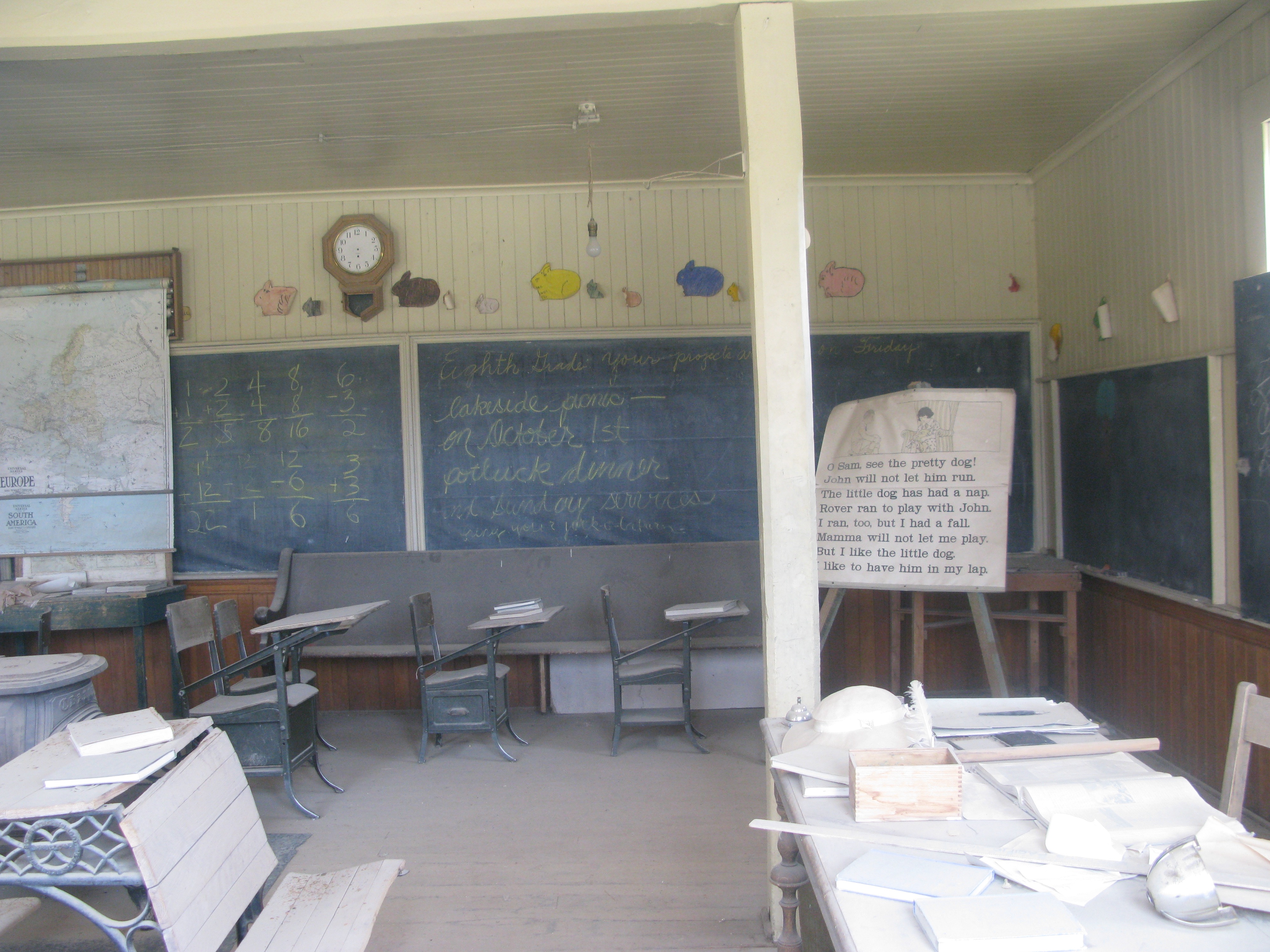 Bodie Ghost Town School Room 2