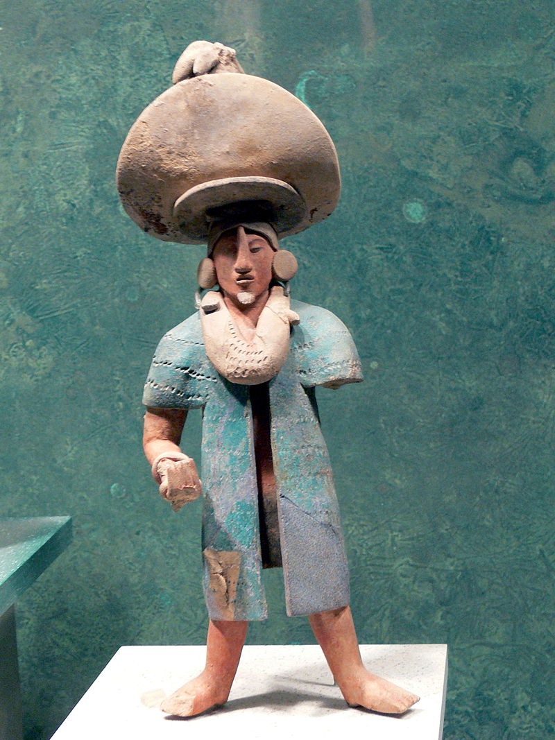 Figure of a rich Maya man.