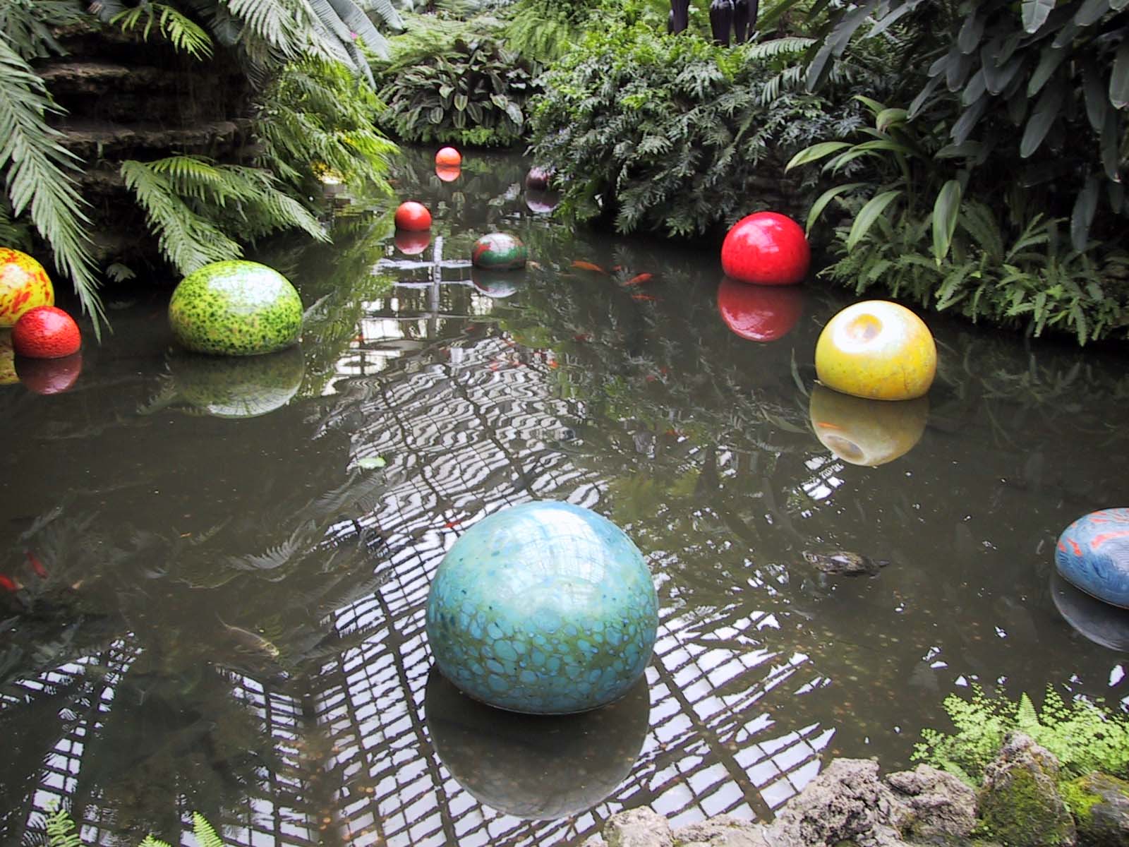 From the Chihuly in the Park: A Garden of Glass at Garfield Park, Chicago