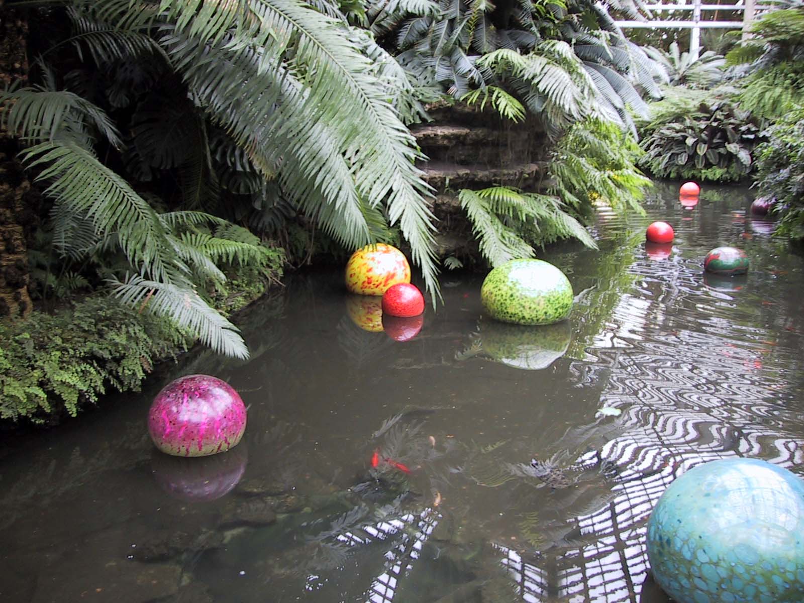 From the Chihuly in the Park: A Garden of Glass at Garfield Park, Chicago