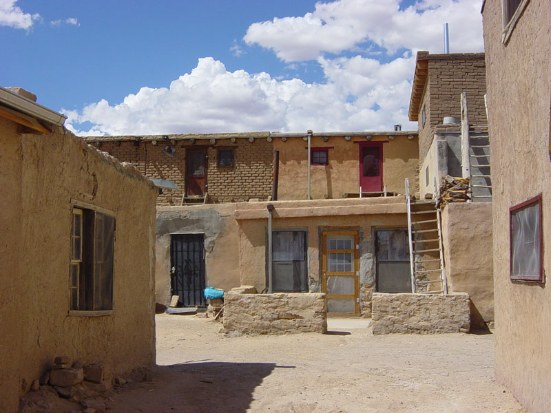 Houses in Acoma: None of these houses have electricity, running water or sewage.