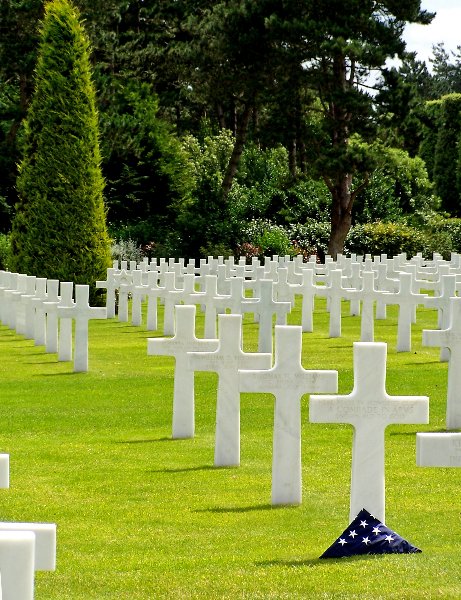 Graveside flag