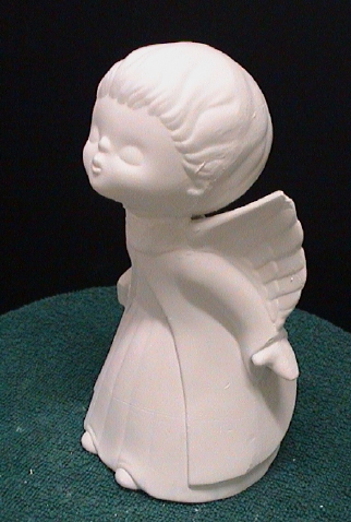 Ceramic kissing angel