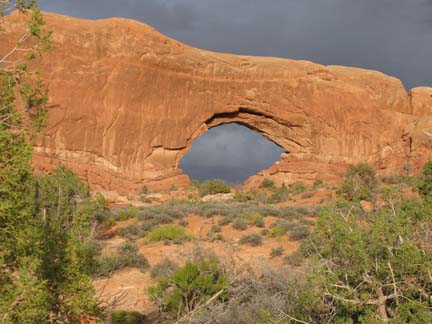 stormy arch