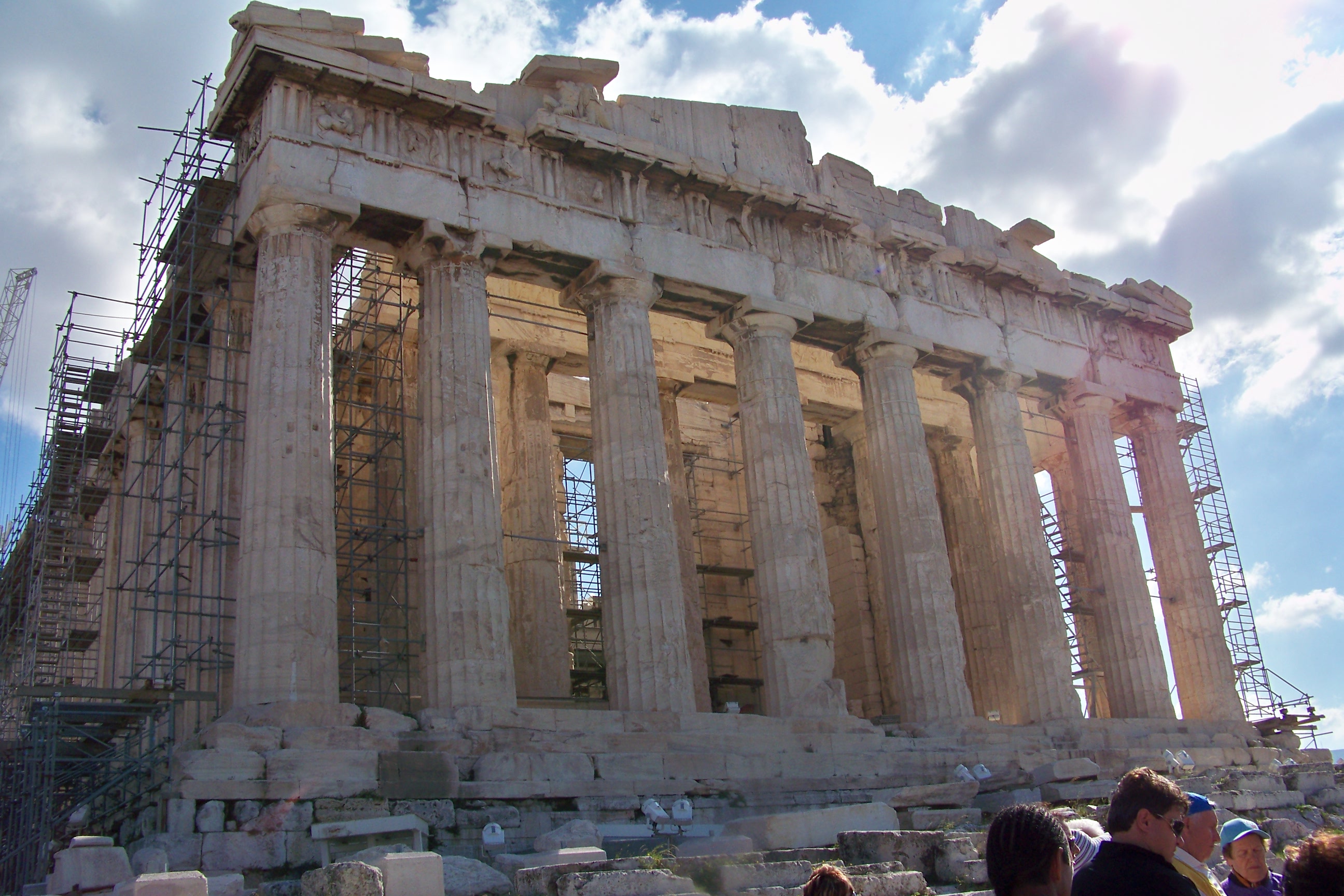 Parthenon Under Construction