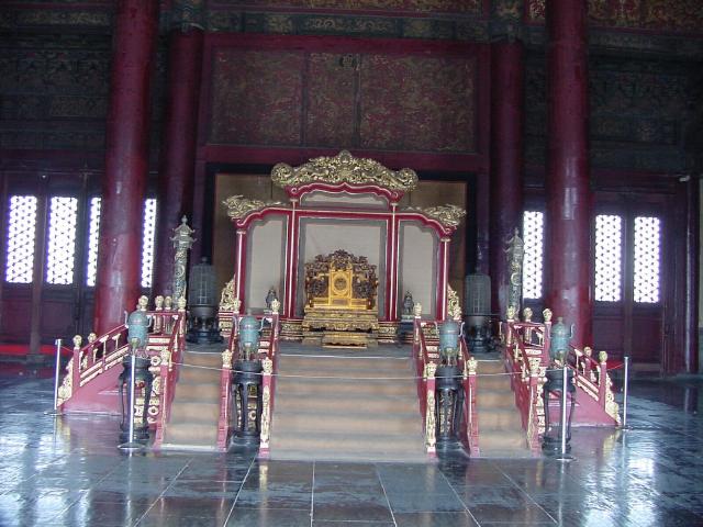 Throne Room in Forbidden City