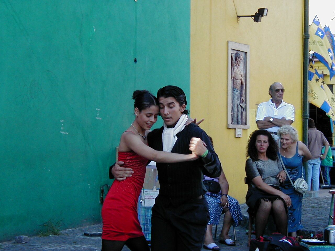 Dancers in La Boca, Buenos Aires Argentina