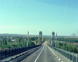 Friendship bridge from Bulgaria to Romania