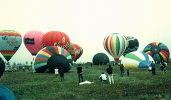 Hot air balloons