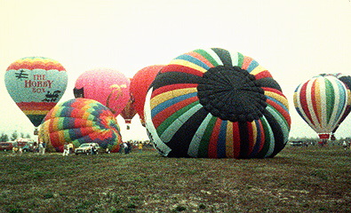 Hot air balloons