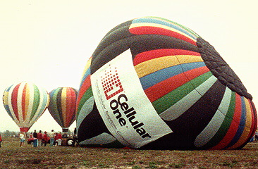 Hot air balloons