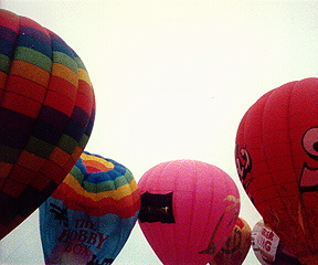 Hot air balloons