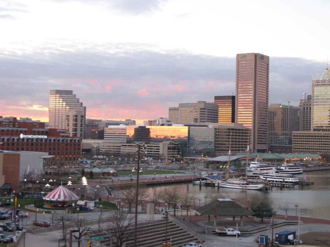 Baltimore at dusk