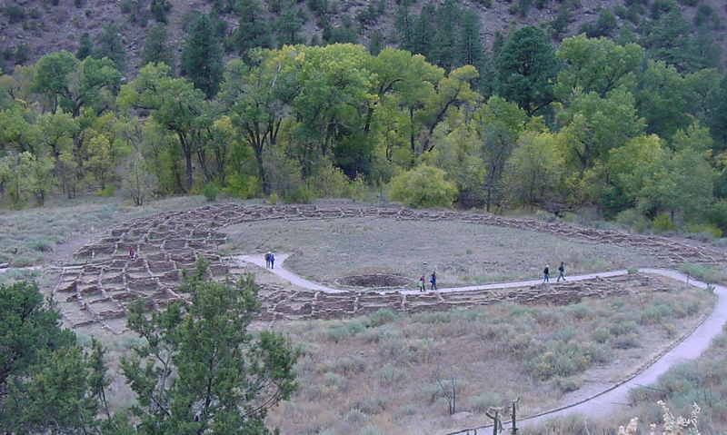 Valley pueblo at Bandelier National Monument