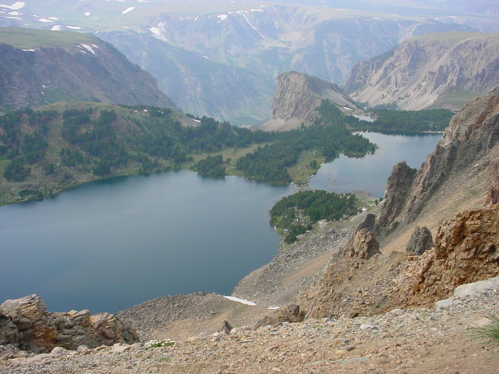 Scenic vista from the Beartooth Highway