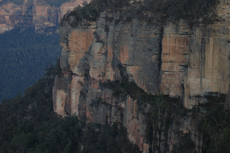 cliffs in the Blue Mountains