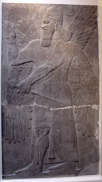 Relief from the throne-room of Ashurnasirpal II in the Northwest Palace at Nimrud