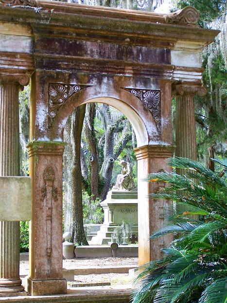 Bonaventure Cemetery Sculpted Arch