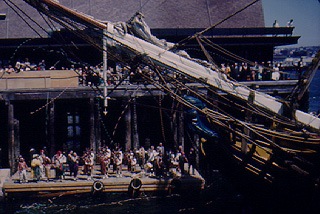 Bounty docking in Seattle