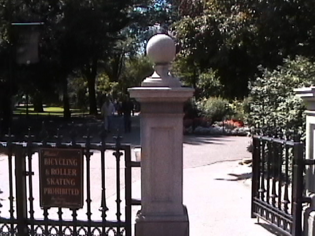 Entrance to Boston Public Gardens