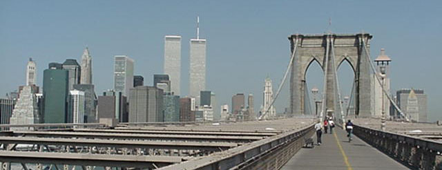 Brooklyn Bridge and Manhattan skyline