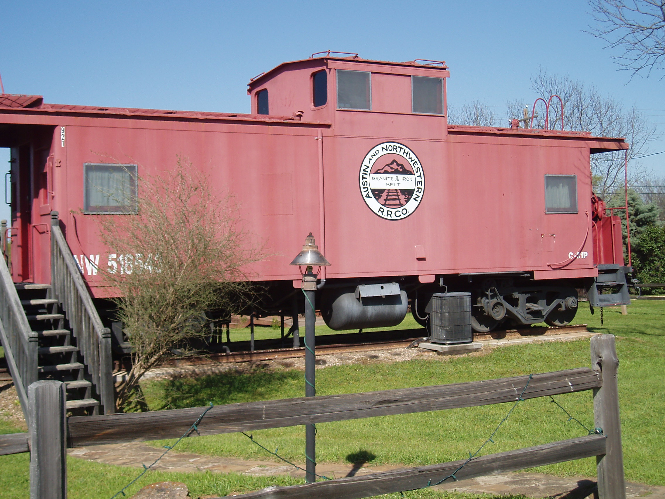 Austin & Northwestern RR caboose