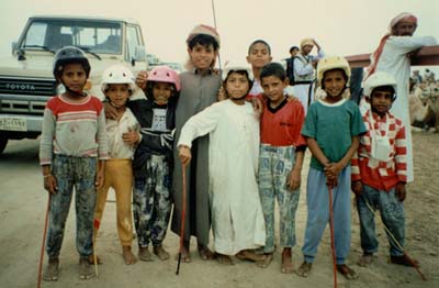 The young boys taken from their families who race camels in Dubai, U.A.E.