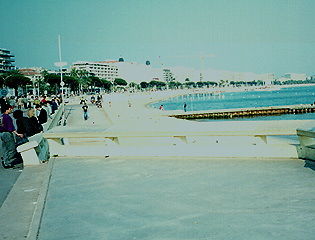 Beach in Cannes, France