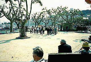 Bocce game in Cannes, France