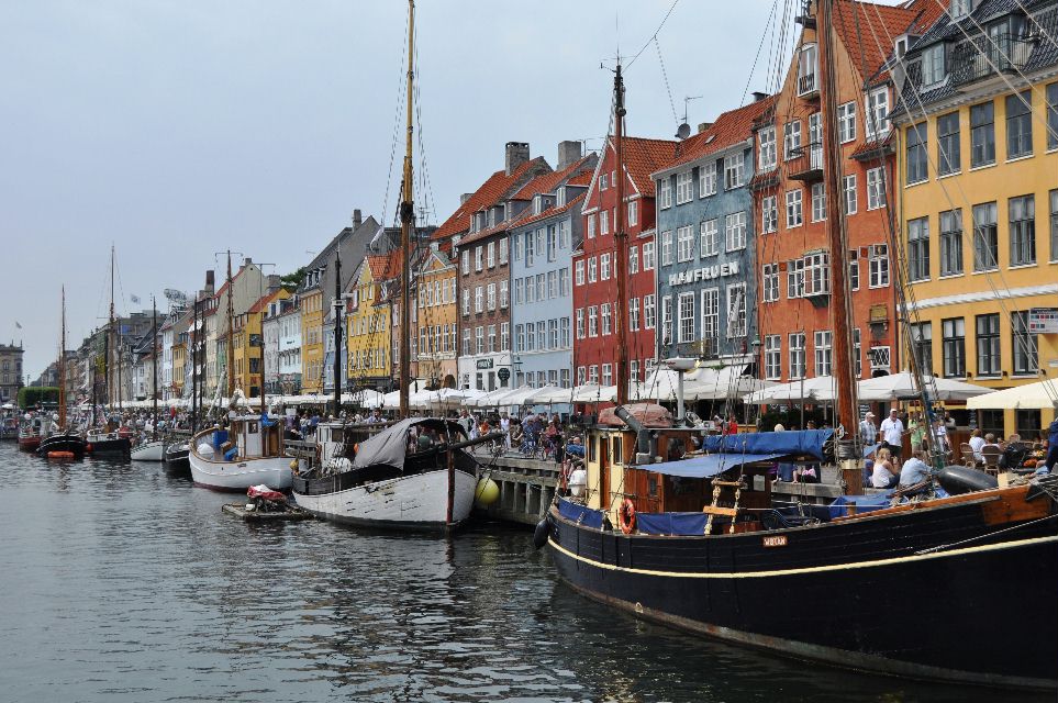 along the canal in Copenhagen