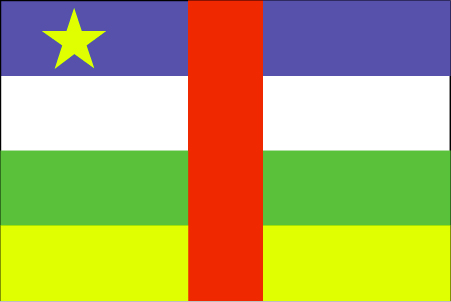 Central African Republic Flag