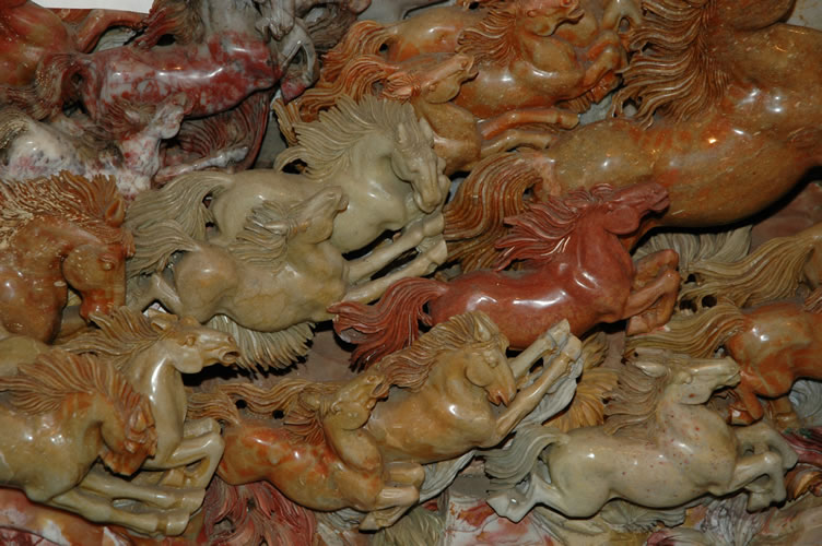 Alabaster carving