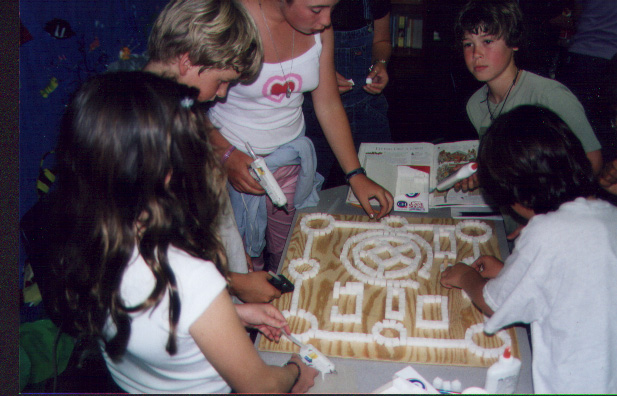 Creating a sugar cube castle