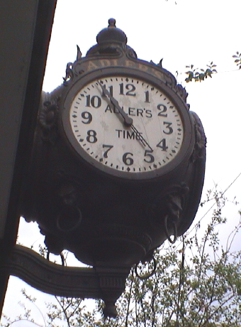 Street Clock on Canal Street in New Orleans