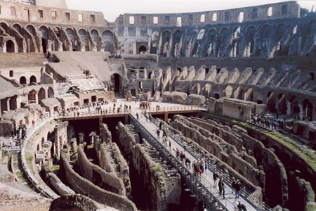 Inside the Coliseum