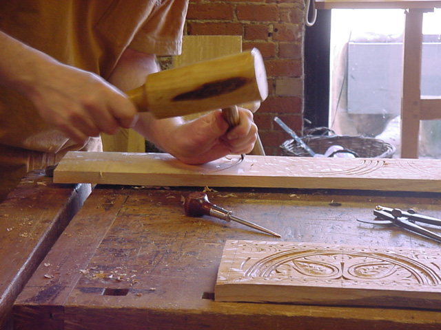 Colonial Carving Process
