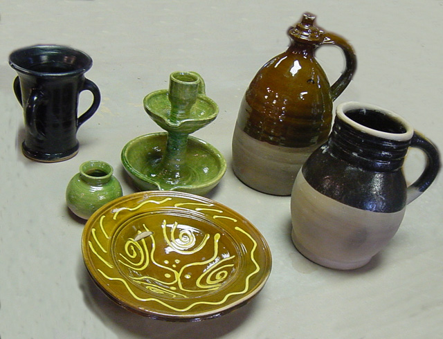 Colonial pottery