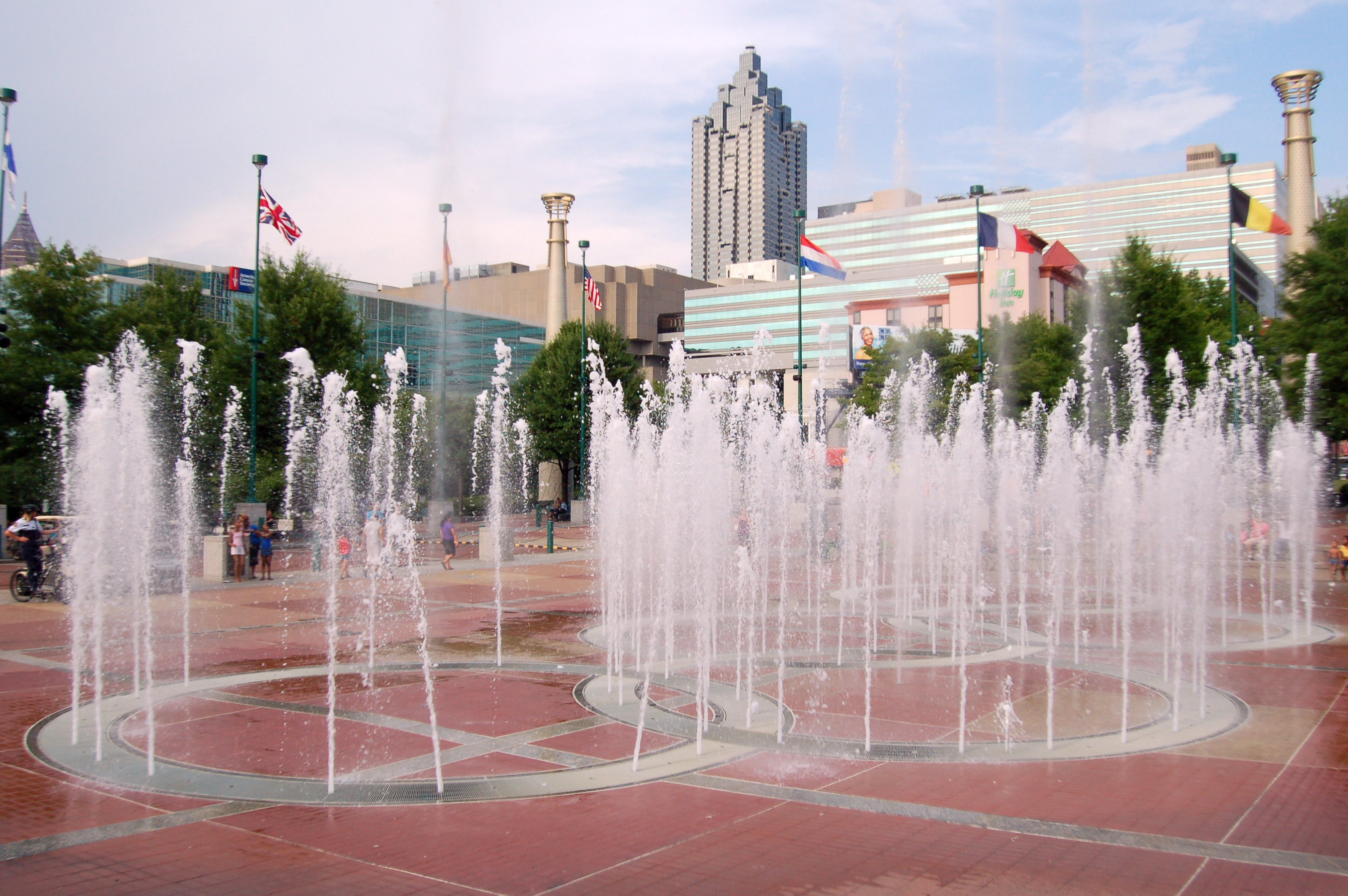 Fountain of Rings at Centennial Park