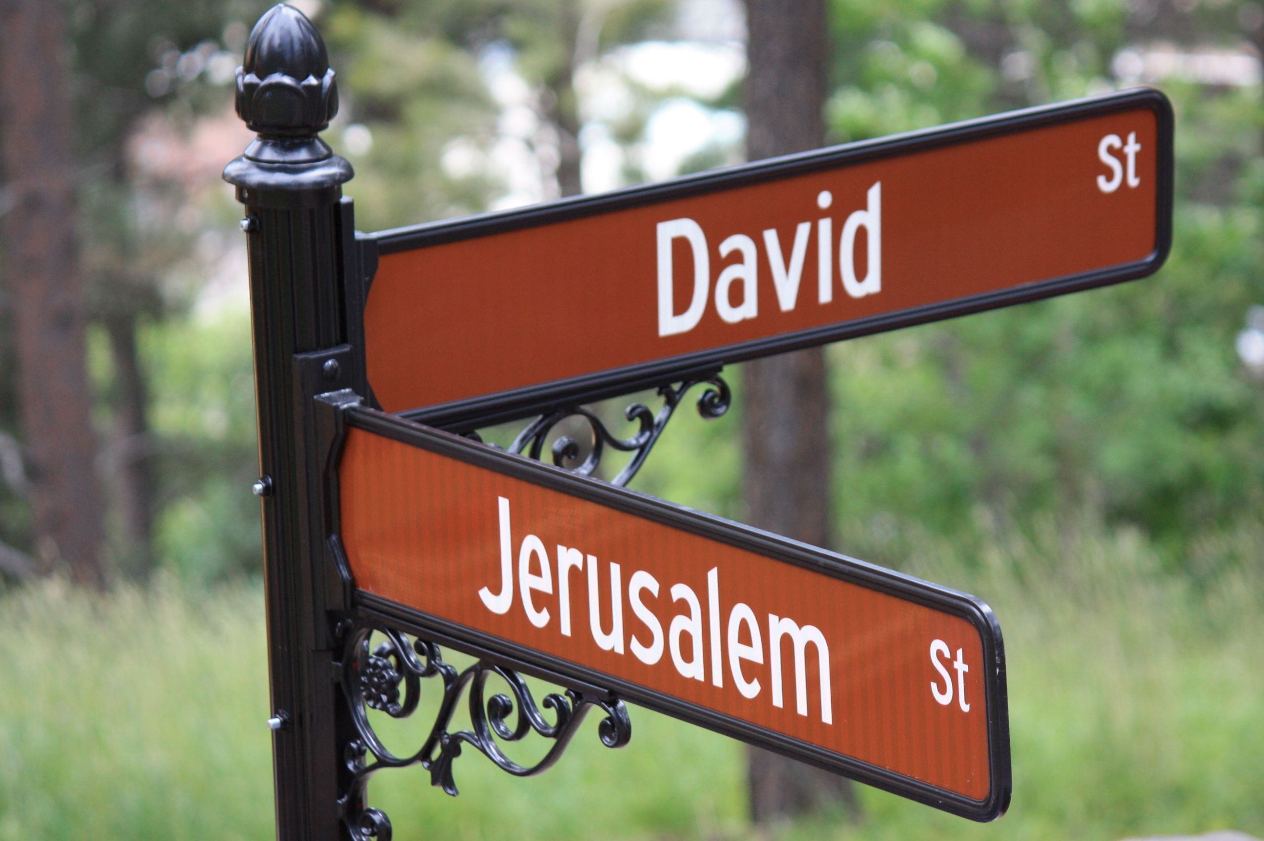 David and Jerusalem Signs