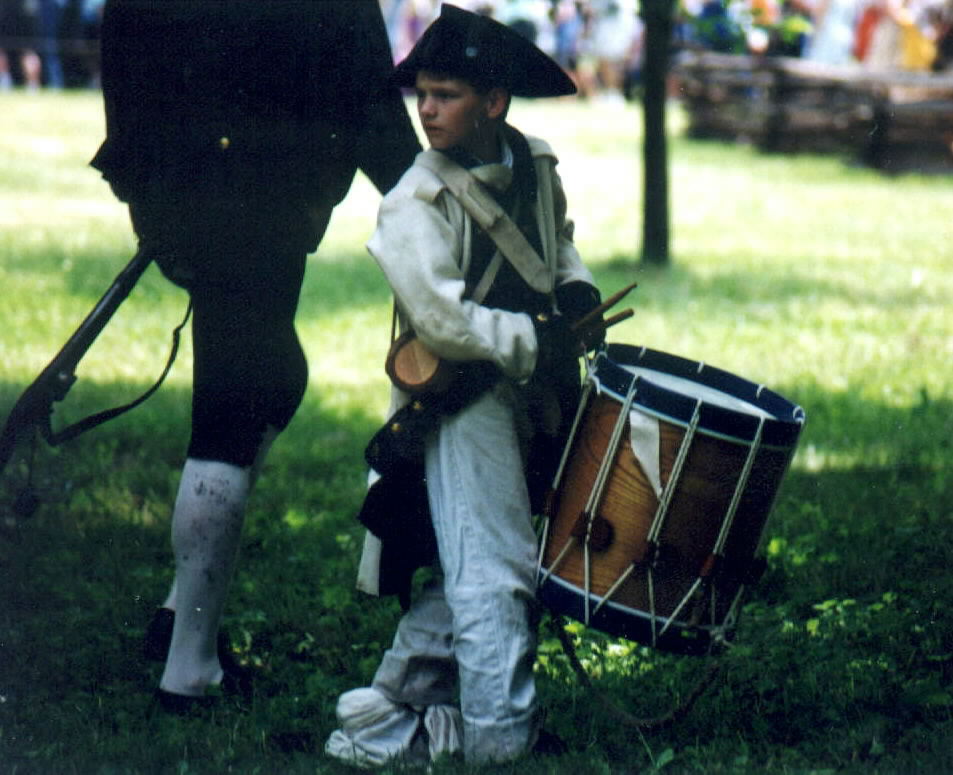 A Colonial Drummer Boy