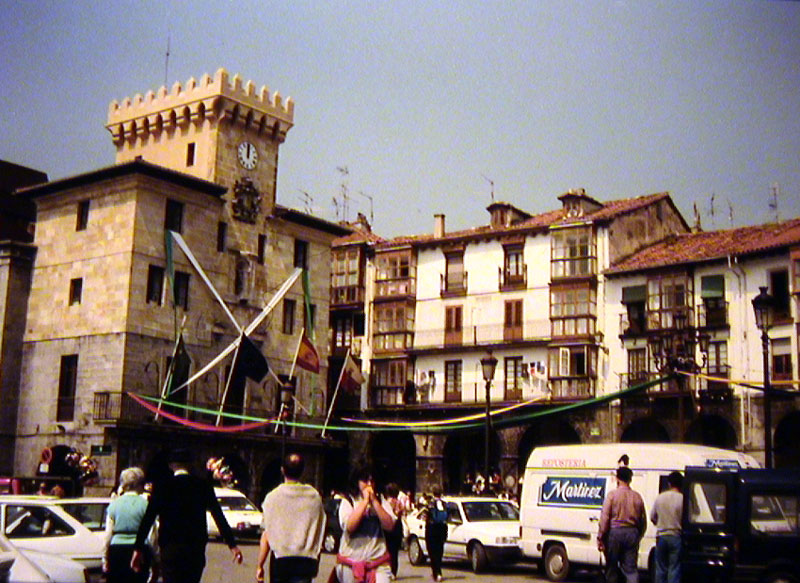 Castro Urdiales - Port decorated for fiesta