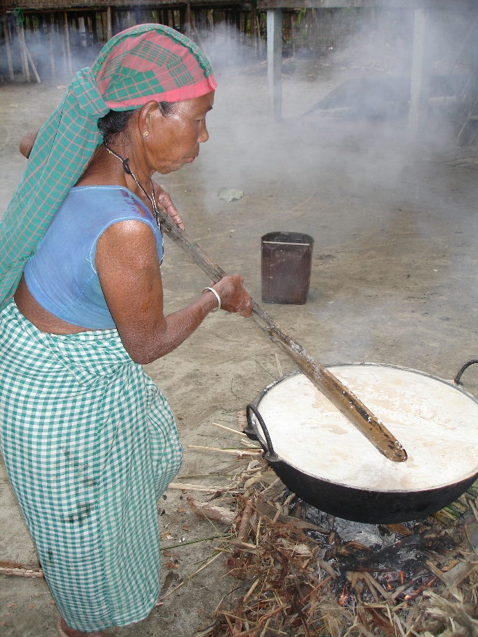 Making Rice Beer