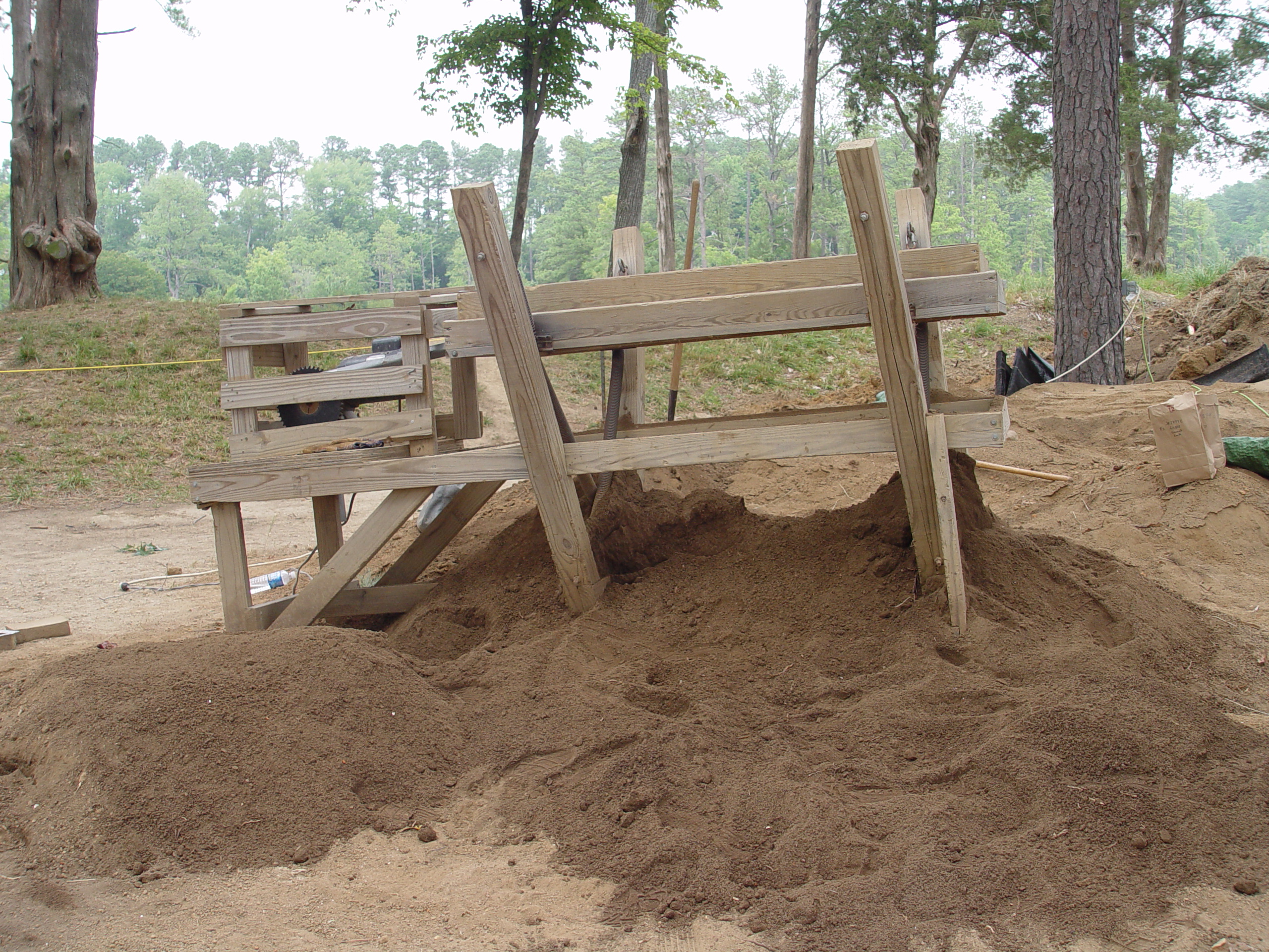 All of the dirt is sifted and the artifacts are placed into bags and labeled.