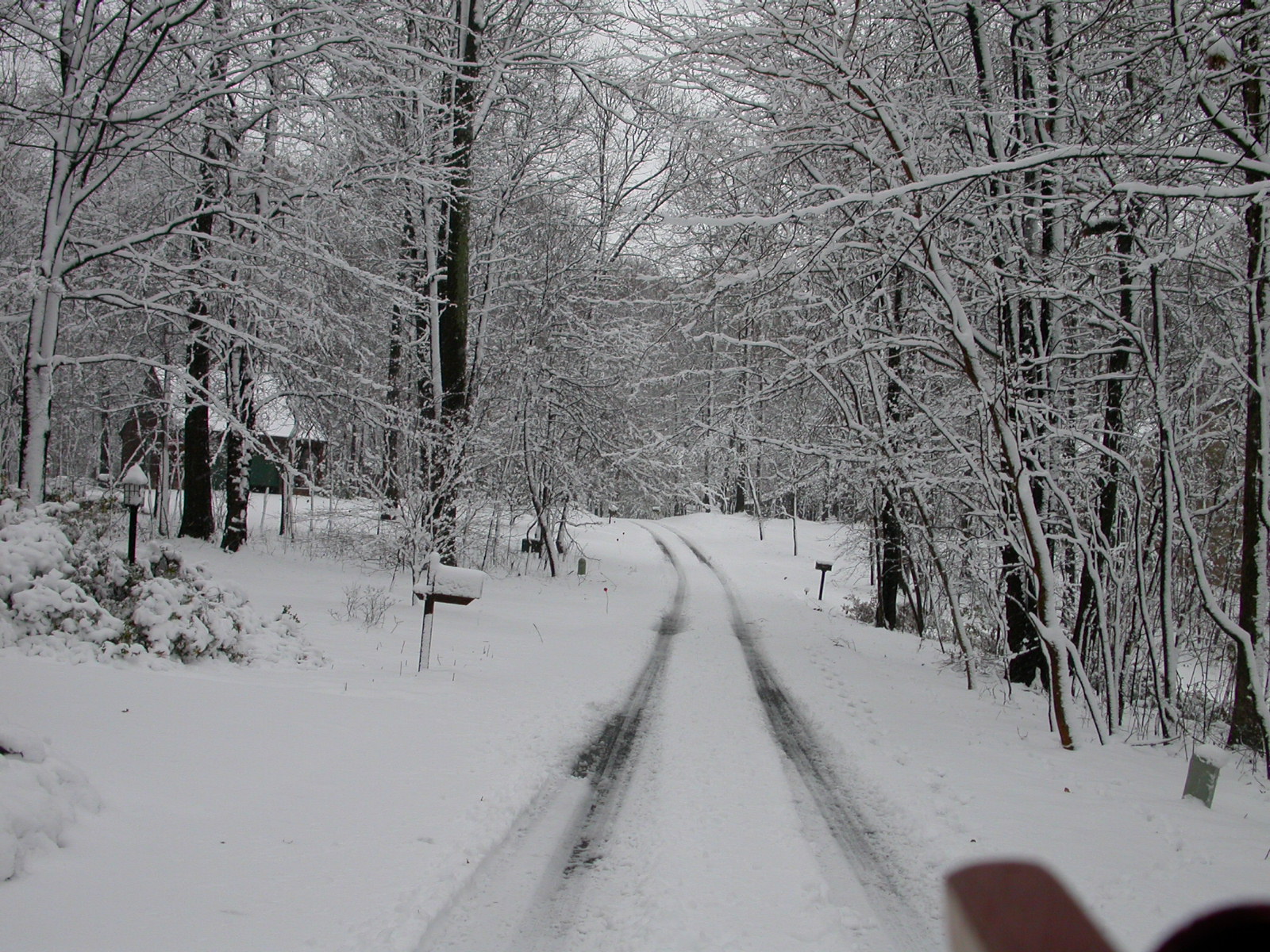 Snowy road