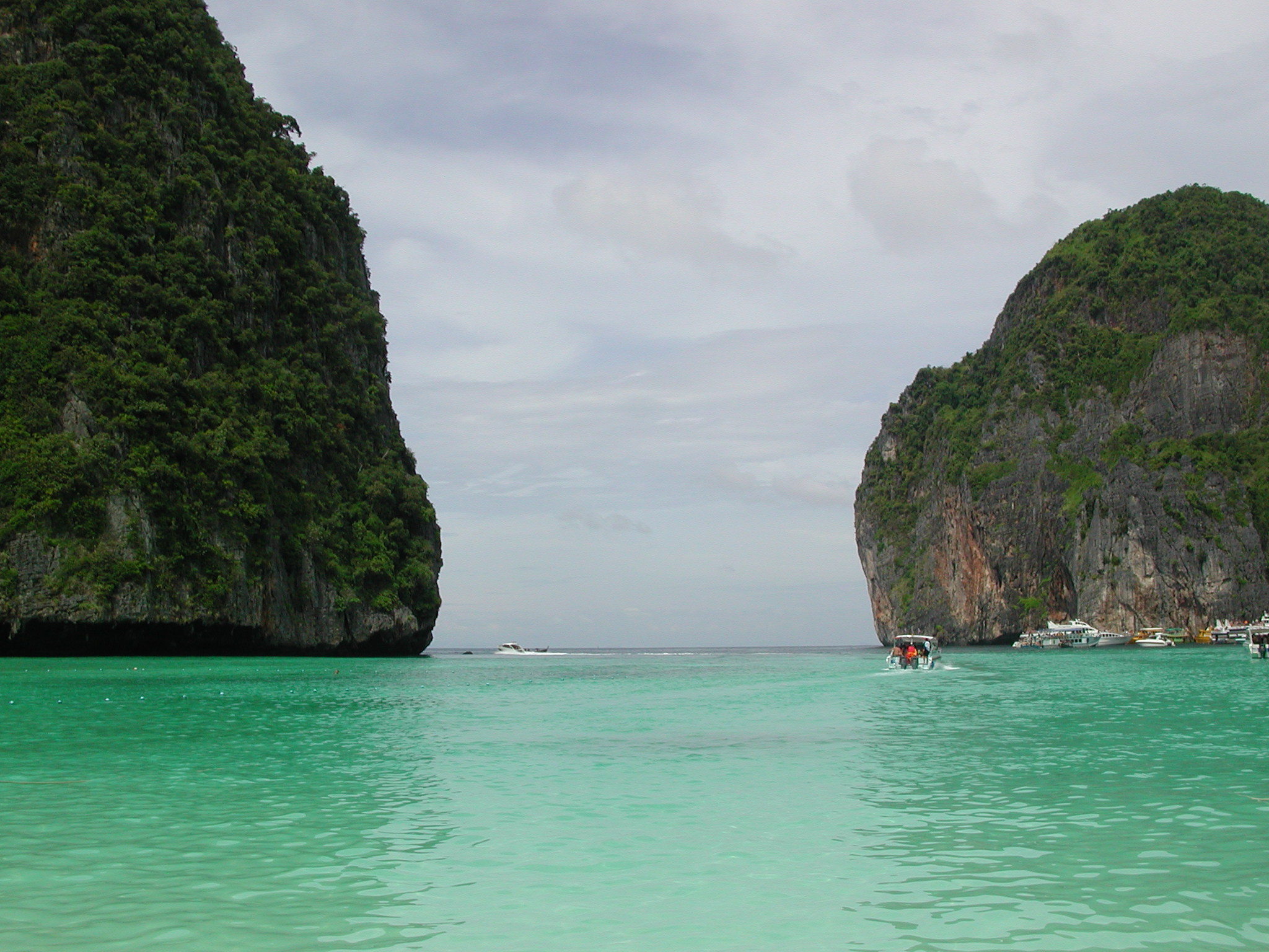 This is where they filmed a James Bond movie and The Beach