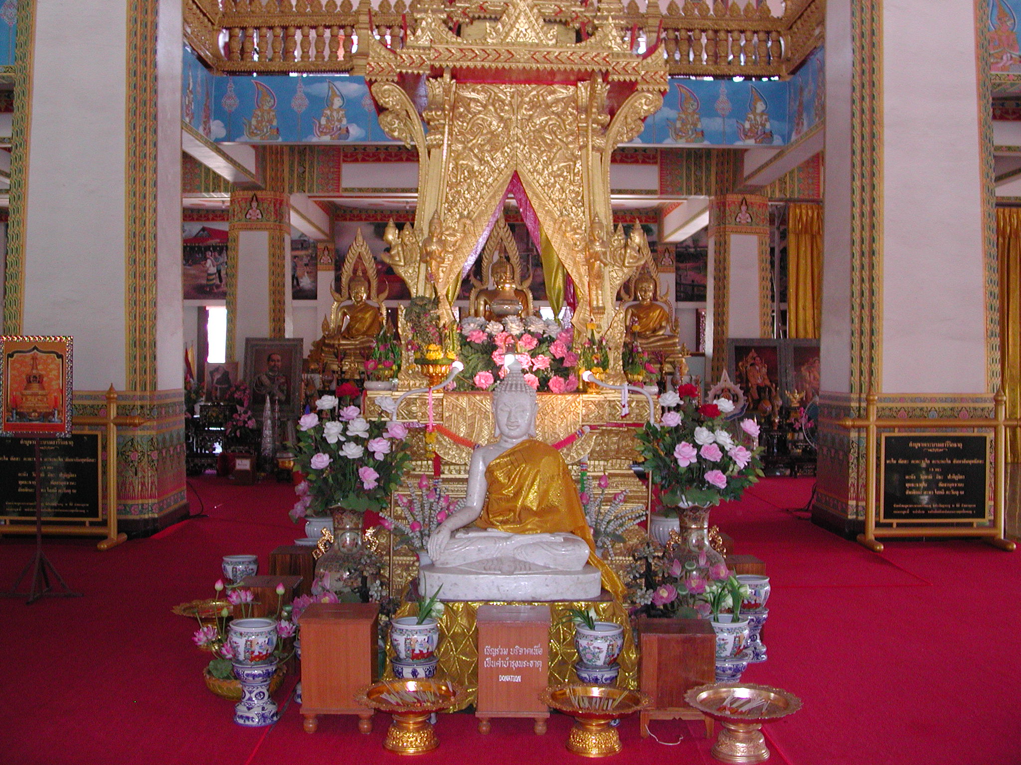 Inside the temple