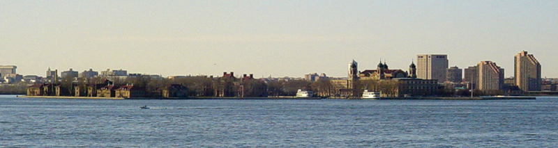 Ellis Island from the Staten Island Ferry